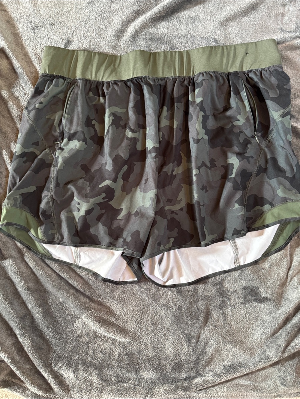 tek gear Olive Camo Women's Athletic Shorts